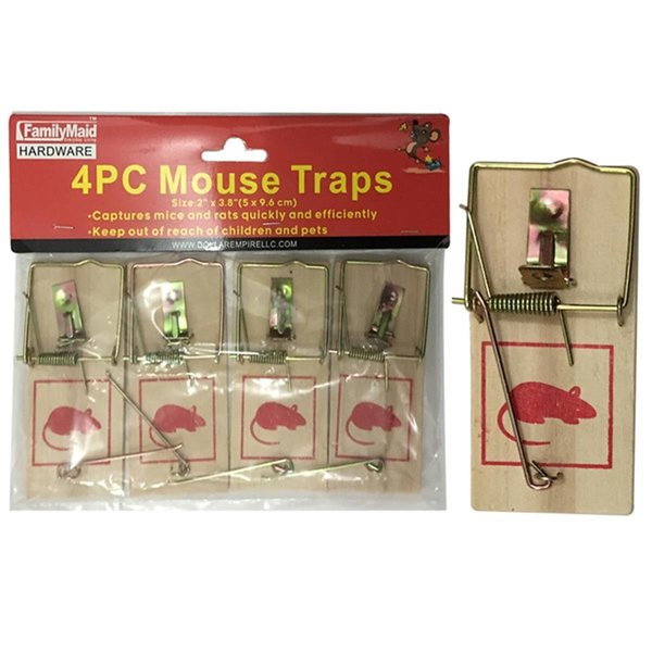 Familymaid 175 x 39 in Mouse Traps 4 Piece 96PK 16067